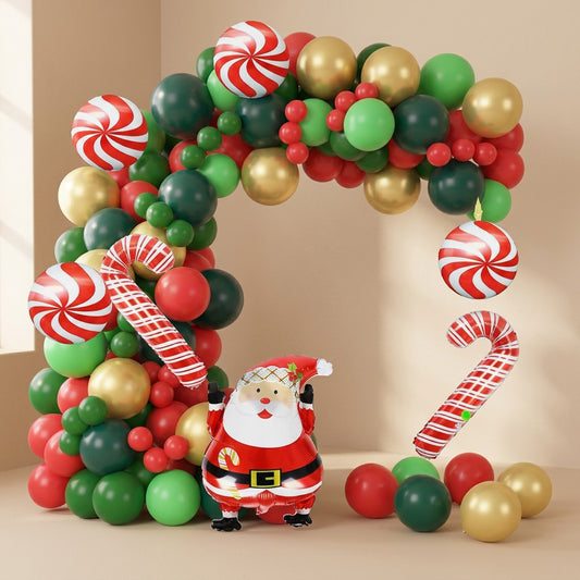 Clauschain™ Santa Claus Christmas Balloon Chain