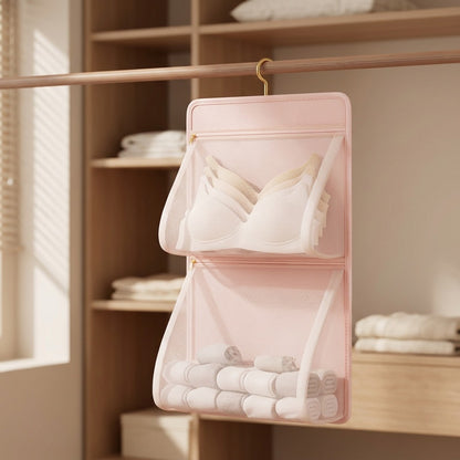 Meshstow™ Polyester Mesh Hanging Storage Bag, styled close view