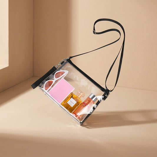 Clearsling™ Transparent PVC Crossbody Bag