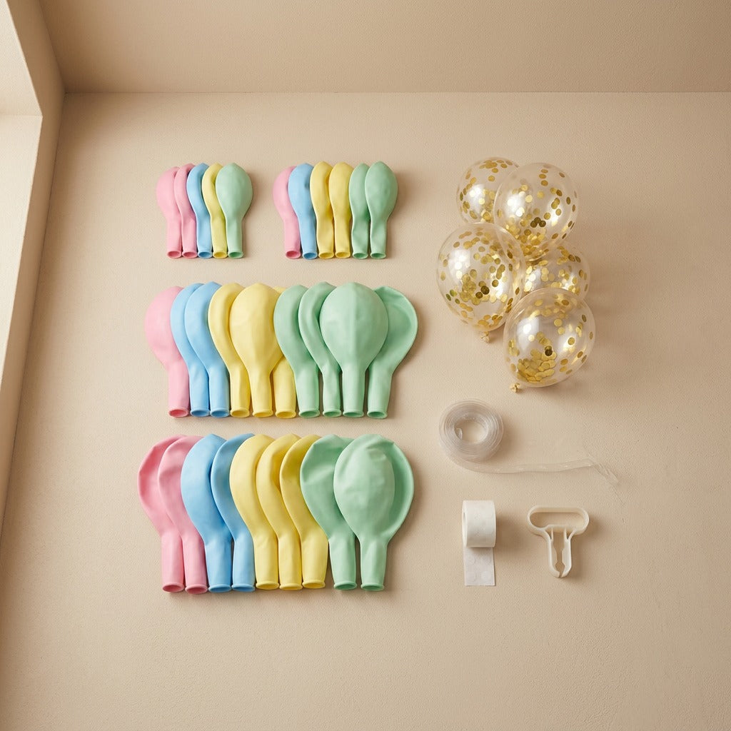 Pastelpop™ Macaron Latex Birthday Balloons