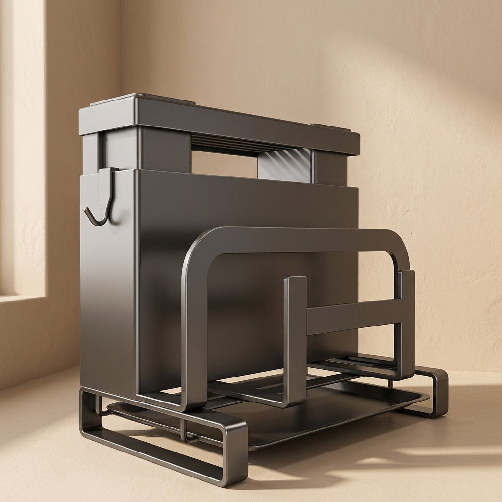 Kniferow™ Carbon Steel Kitchen Knife Rack