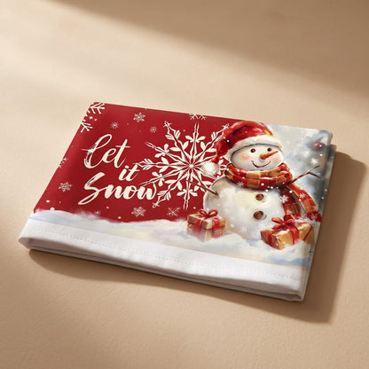 Printcheer™ Christmas Digital Print Background Cloth, material and detail close-up