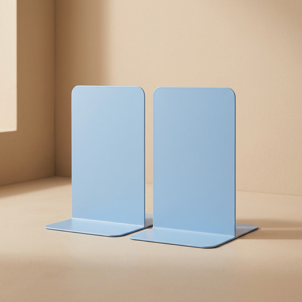 Ironbrace™ Metal L-Shaped Bookends