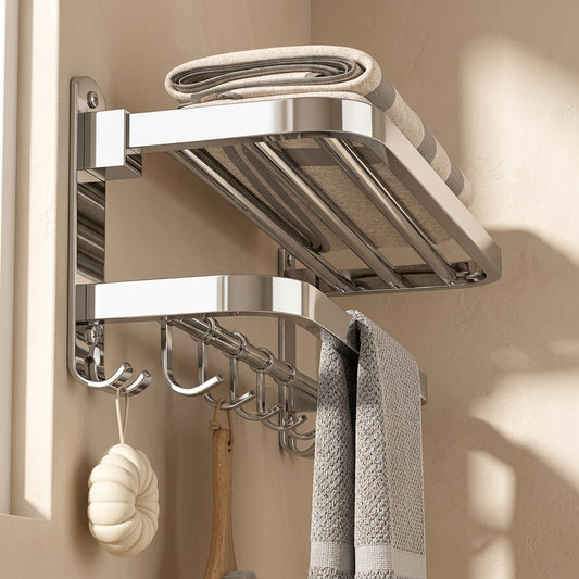 Towelturn™ Stainless Steel Folding Towel Rack