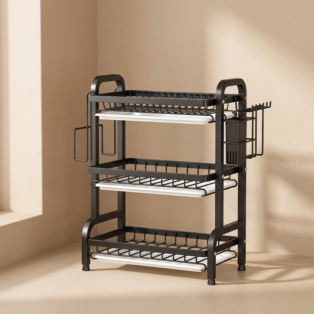 Pantrytier™ Carbon Steel Kitchen Storage Rack