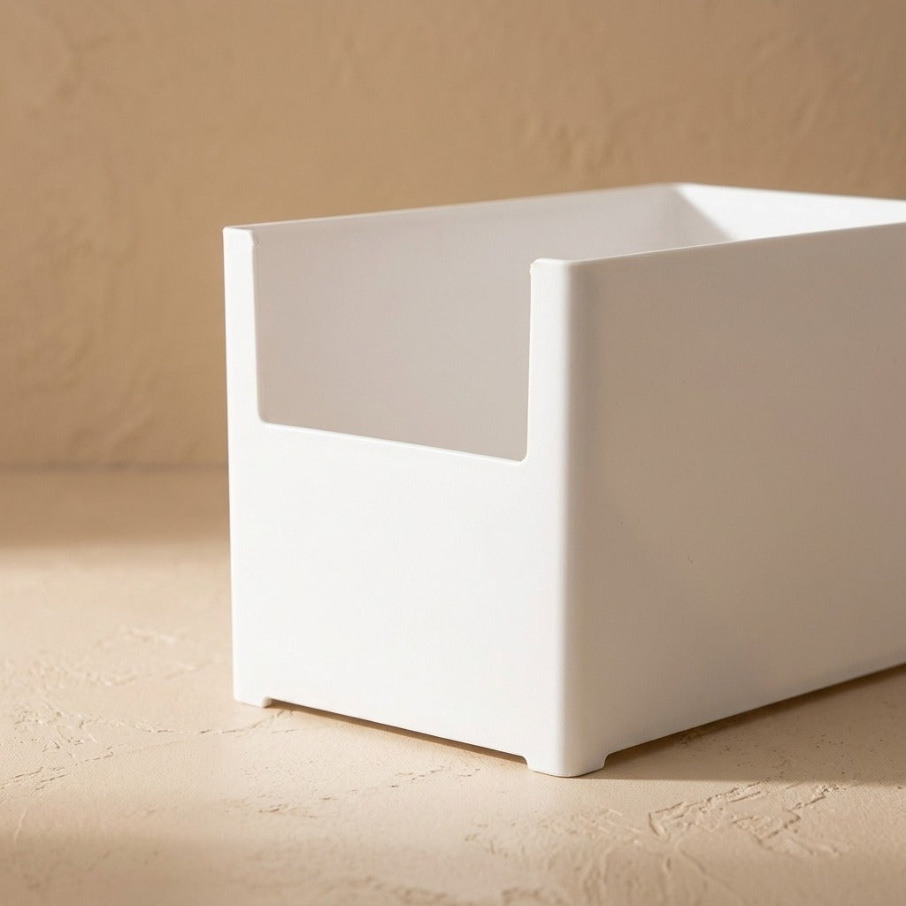 Stackbasket™ Japanese-Style Stackable Storage Basket, material and detail close-up