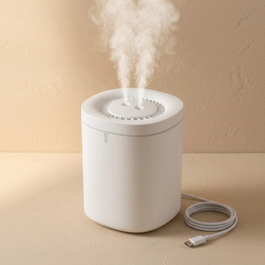 Glowmist™ USB Humidifier With Ambient Lighting, material and detail close-up