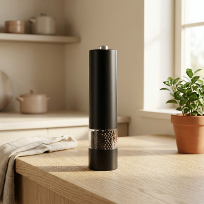 Spicewhirl™ Electric Seasoning Bottle in a calm home setting