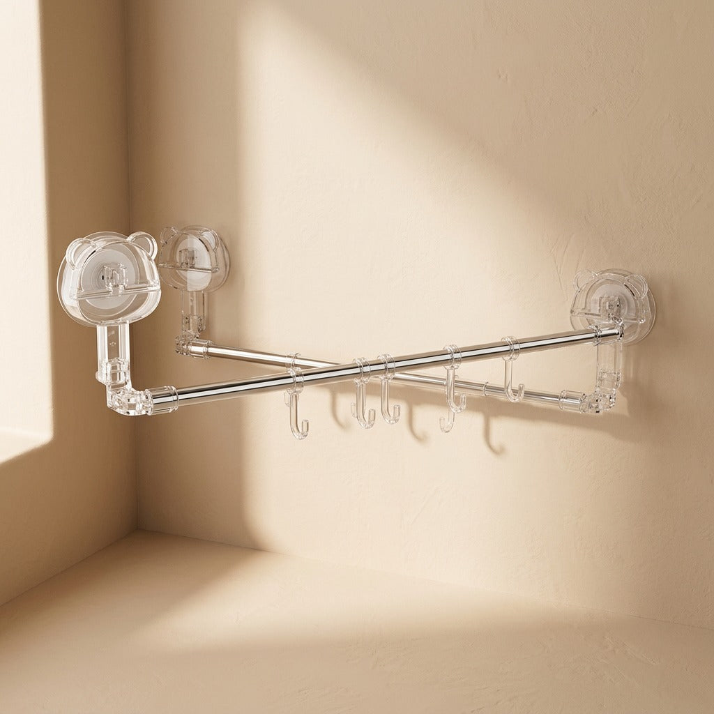 Reachrail™ Suction Cup Telescopic Towel Rack