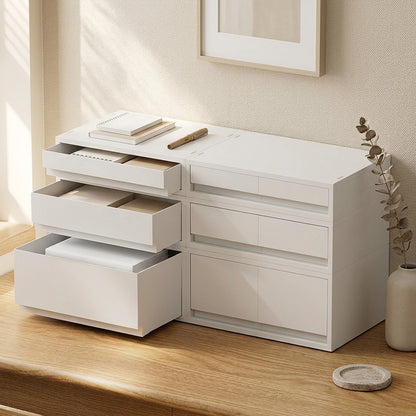 Slidebox™ Drawer-Style PP Storage Box, styled close view
