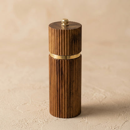 Spicegrind™ Acacia Wood Pepper Grinder, material and detail close-up