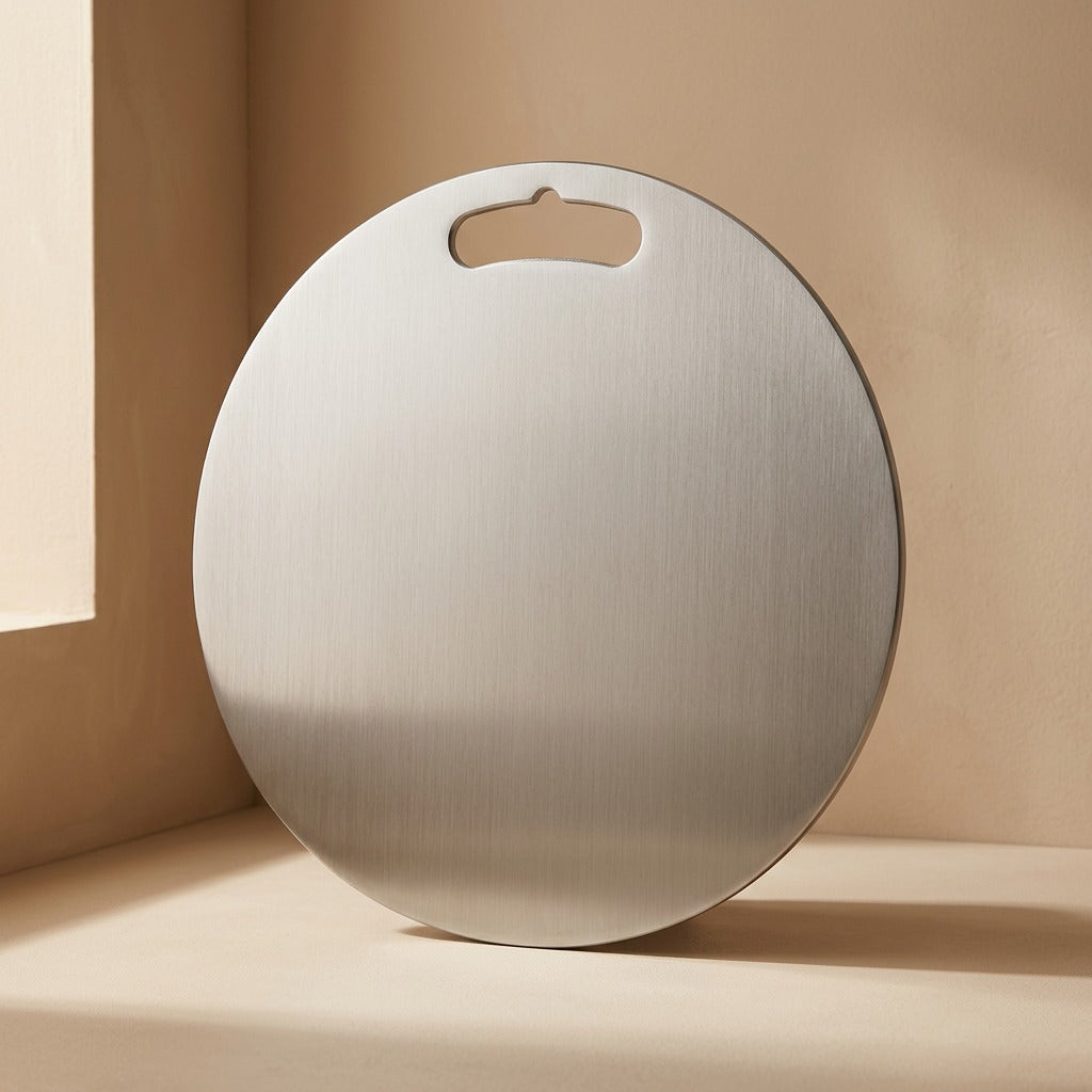 Roundchop™ Round Stainless Steel Cutting Board