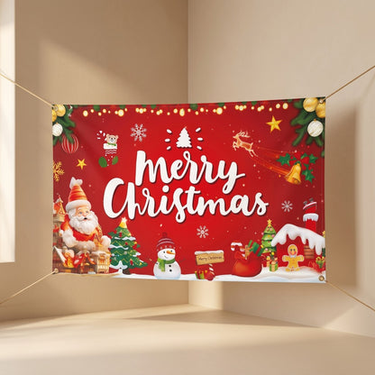 Merryweave™ Christmas Polyester Backdrop Fabric