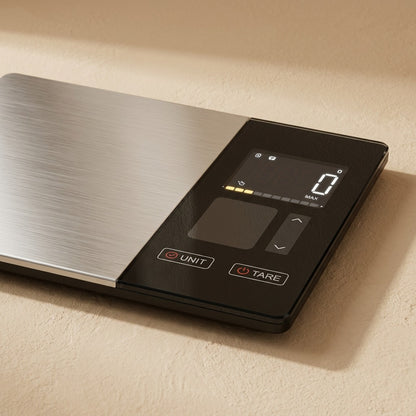 Portion™ 5kg Digital Food Scale, material and detail close-up