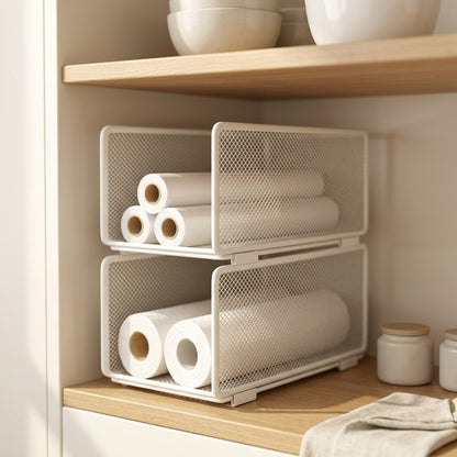 Ironorder™ Iron Kitchen Storage Rack, styled close view