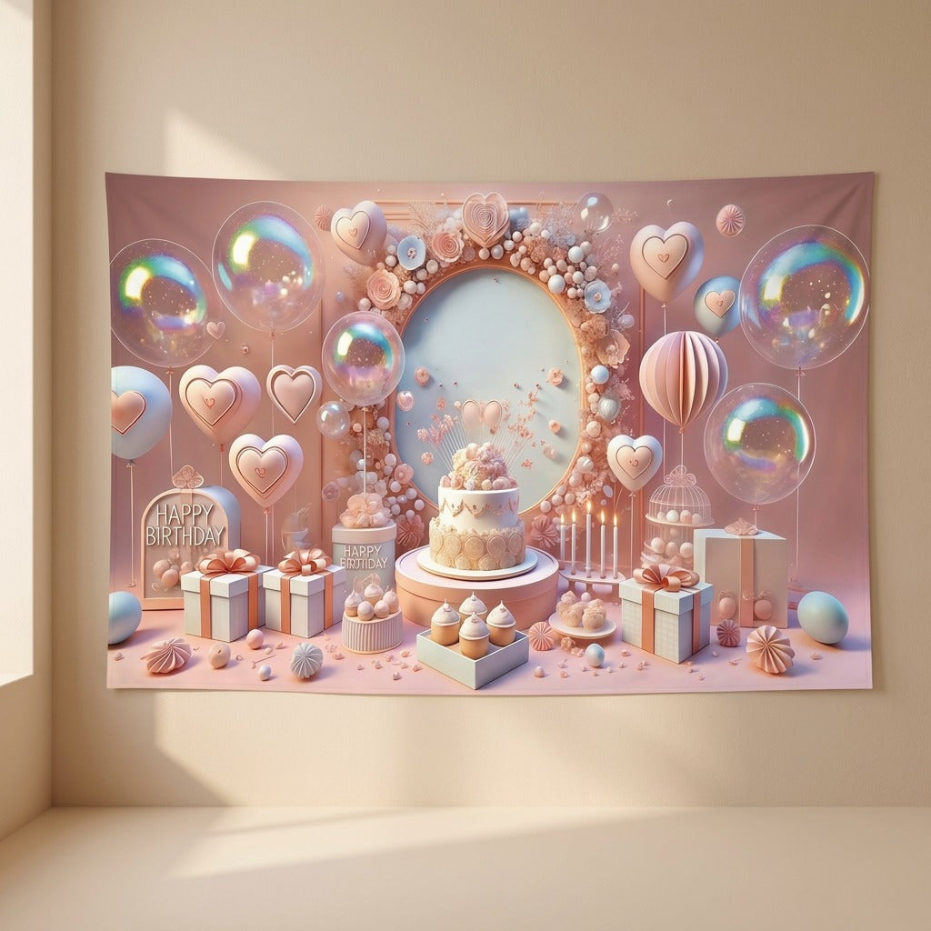 Cheerscene™ Happy Birthday Vinyl Photo Backdrop