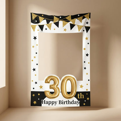 Gathercloth™ Polyester Birthday Party Backdrop Cloth