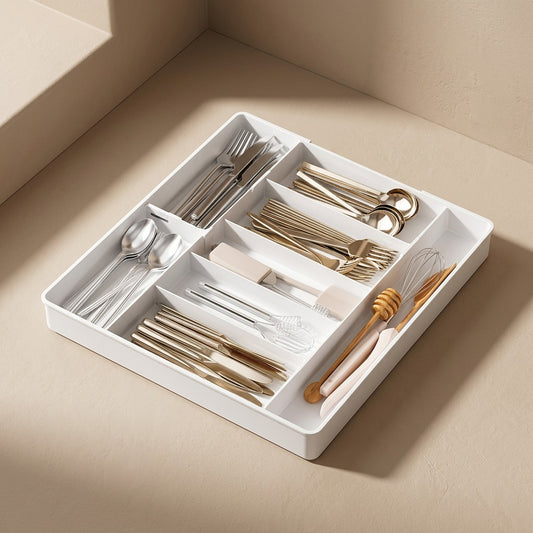 Utensilnest™ Plastic Kitchen Drawer Storage Box
