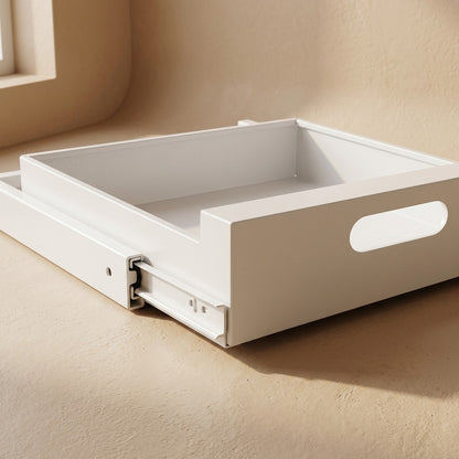 Basketglide™ Carbon Steel Pull-Out Basket, material and detail close-up