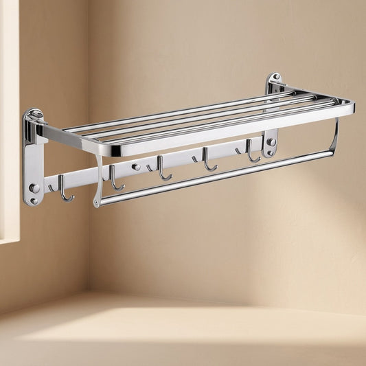 Steelhinge™ 304 Stainless Steel Folding Towel Rack