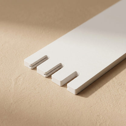 Drawersort™ Wood Plastic Drawer Divider, material and detail close-up