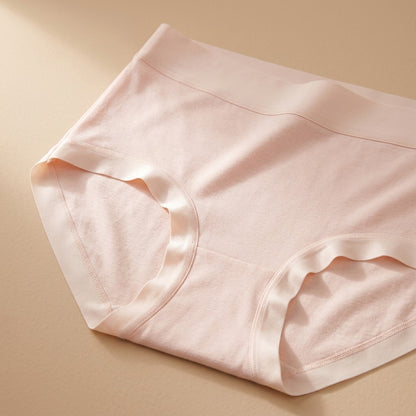 Modalhug™ Modal Seamless Mid-Waist Underwear, material and detail close-up
