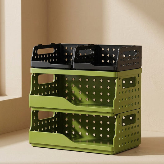 Stackrack™ 3-Layer Plastic Desktop Storage Rack