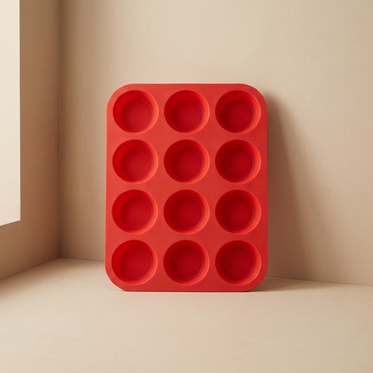 Cakeround™ 12-Cavity Round Silicone Cake Mold