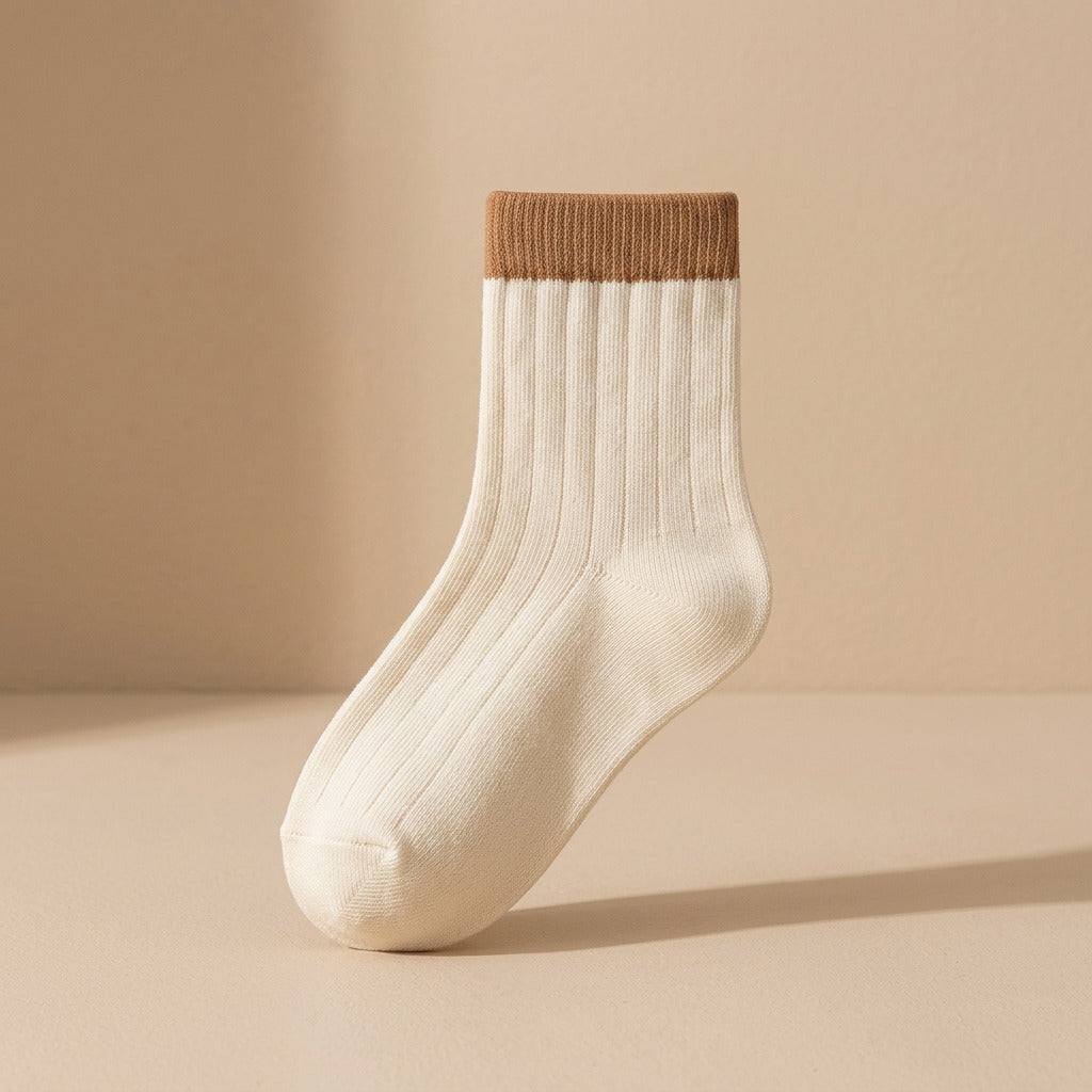 Socknest™ Pure Cotton Mid-Calf Socks for Children