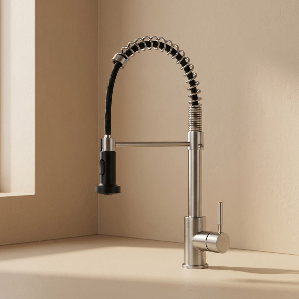Flowglide™ Stainless Steel Pull-Out Kitchen Faucet