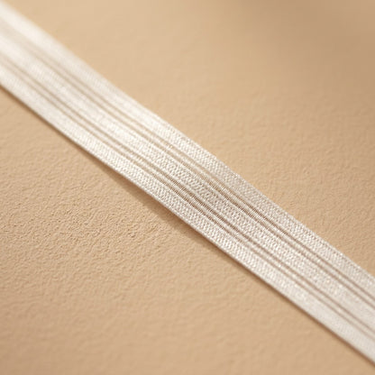 Sheerband™ Transparent Spandex Elastic Band, material and detail close-up