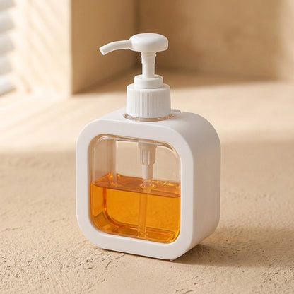 Pumpwell™ PET+PP Refillable Pump Bottle, material and detail close-up