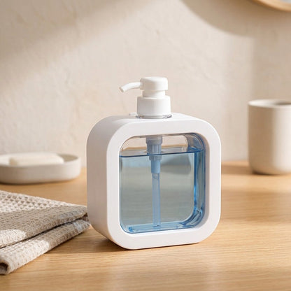 Pumpwell™ PET+PP Refillable Pump Bottle, styled close view