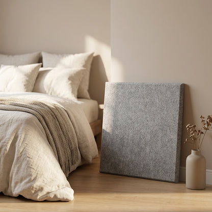 Quietfelt™ Polyester Fiber Soundproofing Panels, styled close view