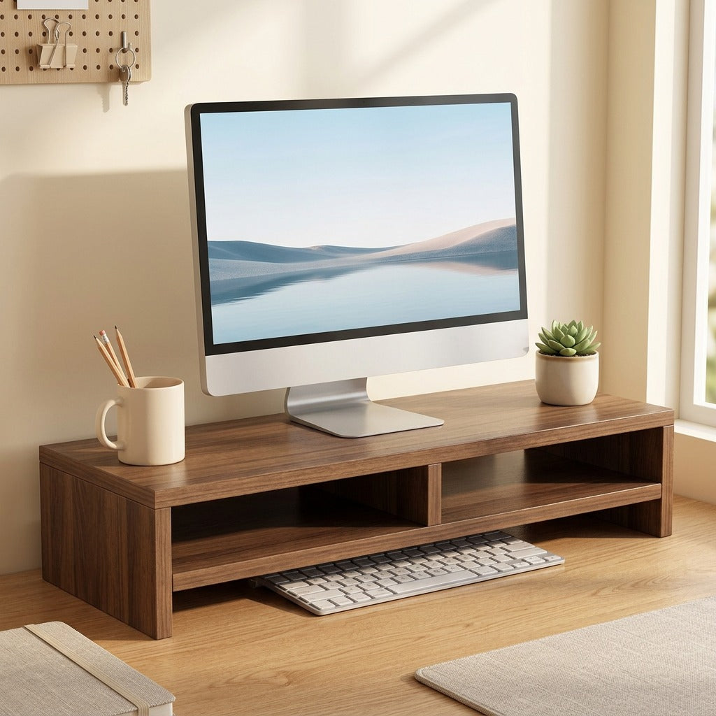 Tidygrid™ Desktop Storage Rack in a calm home setting