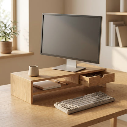 Tidygrid™ Desktop Storage Rack, styled close view