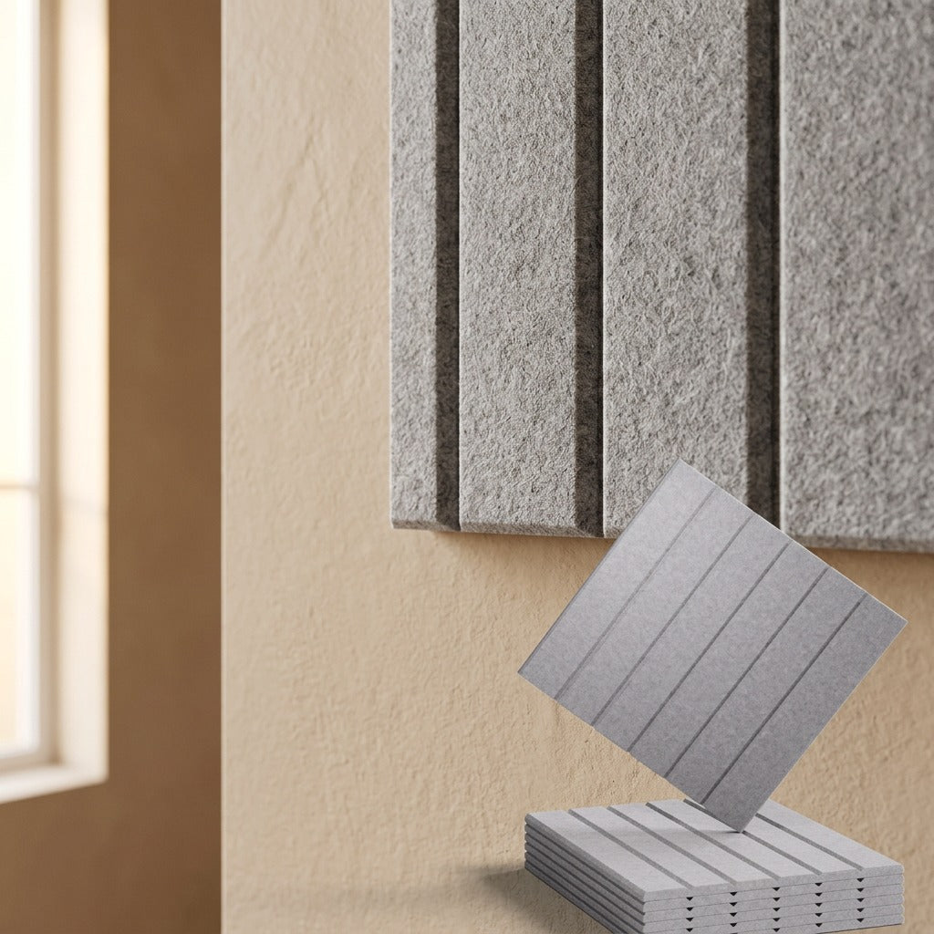 Echoquilt™ Polyester Fiber Soundproofing Panels, material and detail close-up