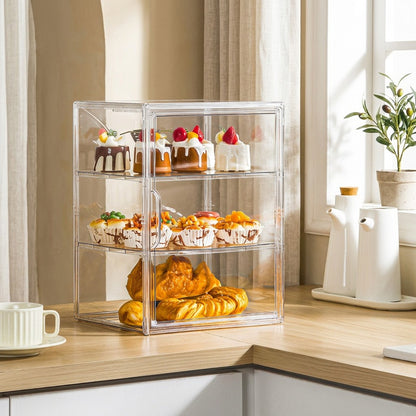 Seebox™ Transparent PET Storage Box in a calm home setting
