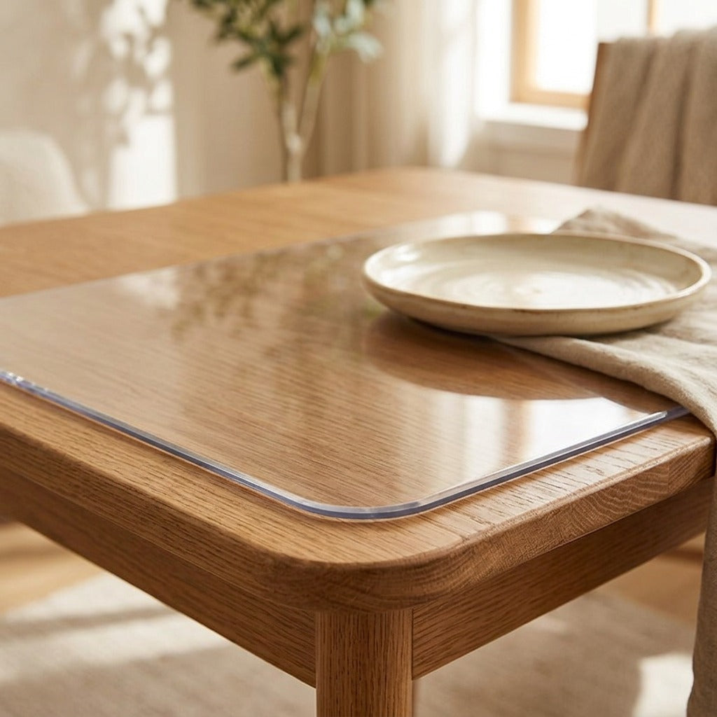 Tableguard™ PVC Dining Table Mat, styled close view