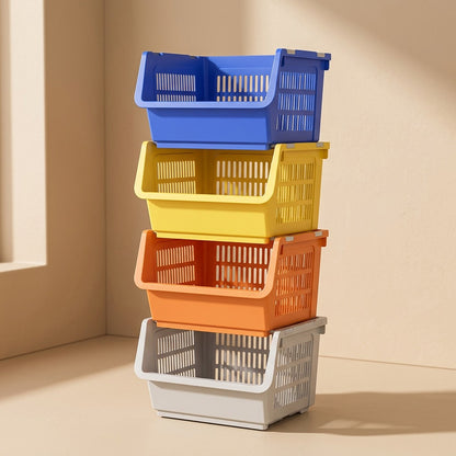Fourtier™ Four-Layer Plastic Storage Rack