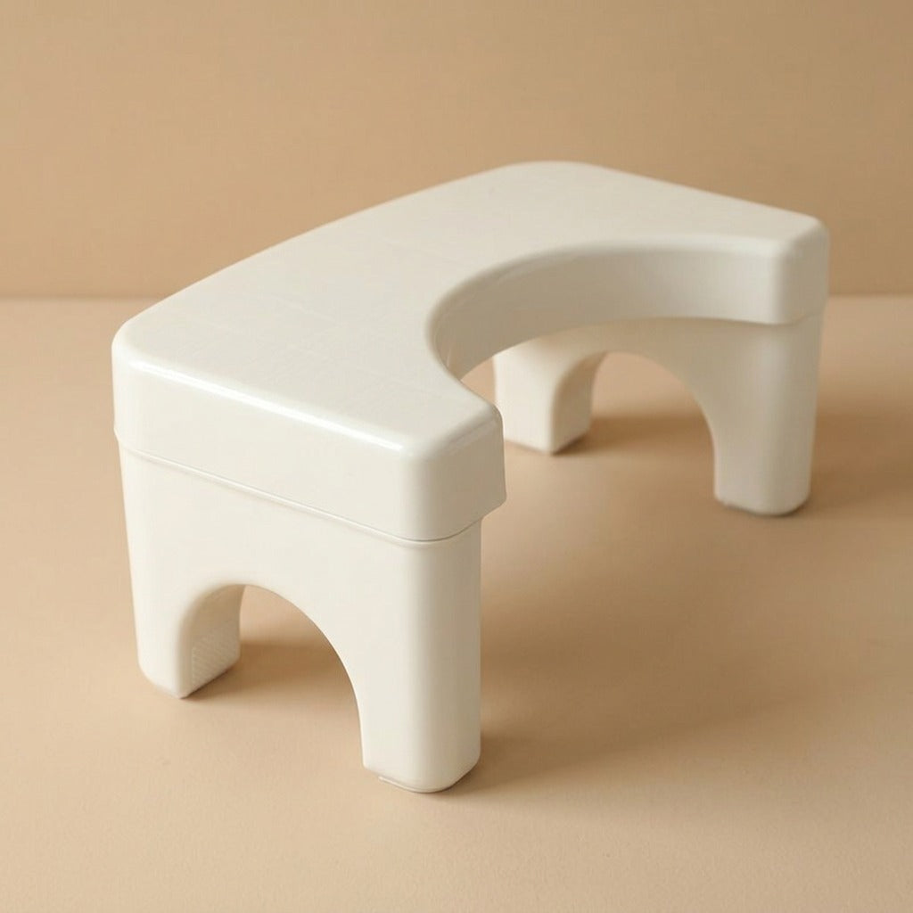 Toestep™ Plastic Toilet Stool, material and detail close-up