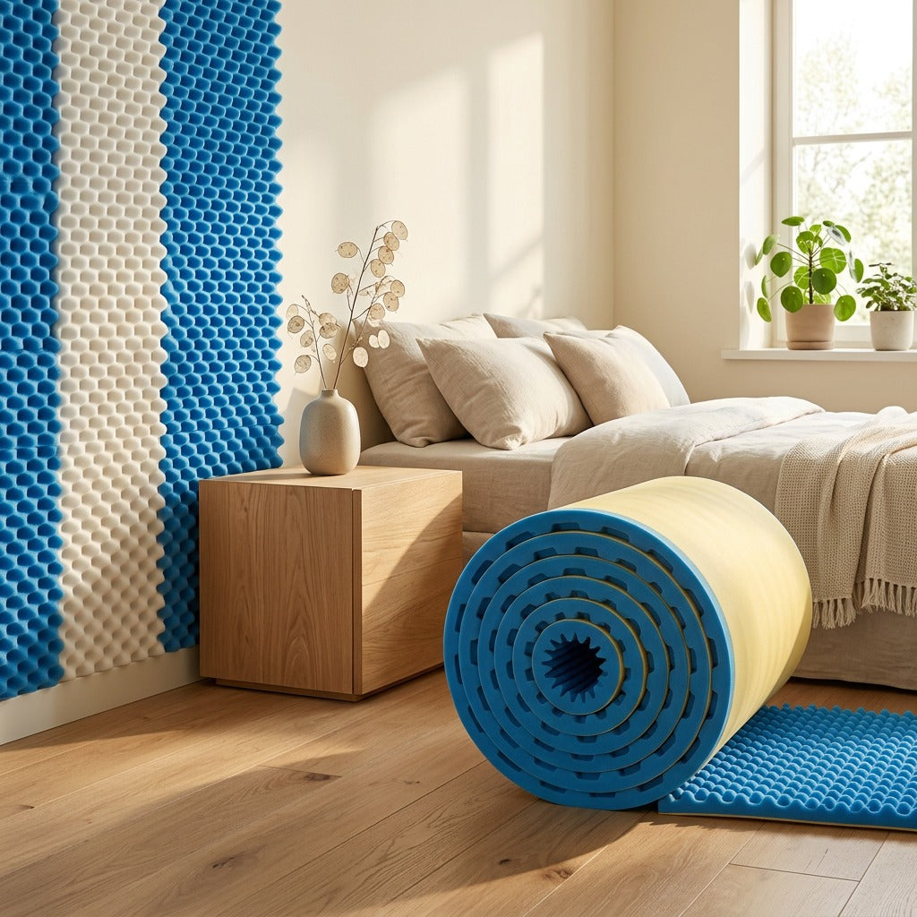 Foamstill™ Polyurethane Sound Insulation Cotton in a calm home setting