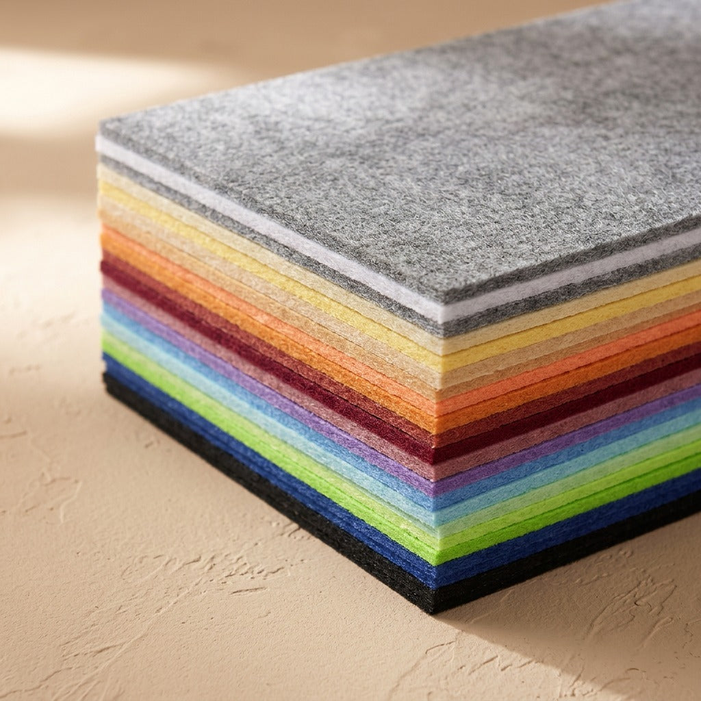 Feltquiet™ Felt Sound-Absorbing Panels, material and detail close-up