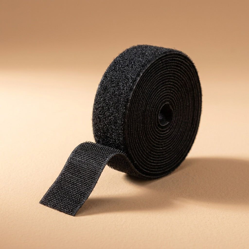 Loopback™ Back-To-Back Hook-and-Loop Cable Tie, material and detail close-up