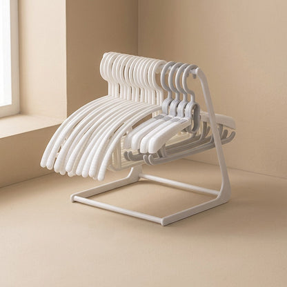 Hangstack™ White PP Hanger Storage Rack