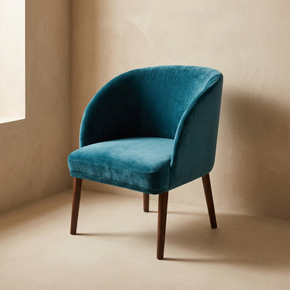 Velvetseat™ Polyester Velvet Dining Chair Cover