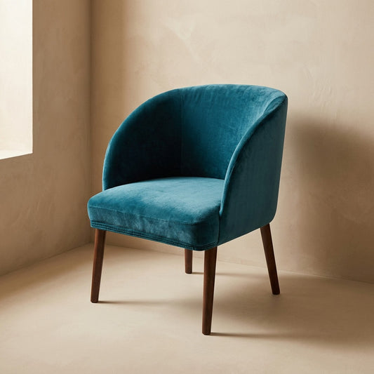 Velvetseat™ Polyester Velvet Dining Chair Cover