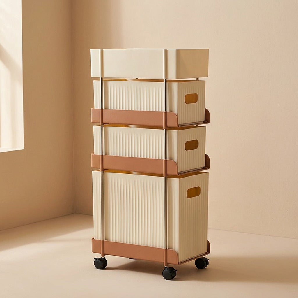 Tiershelf™ Plastic Desk Storage Rack