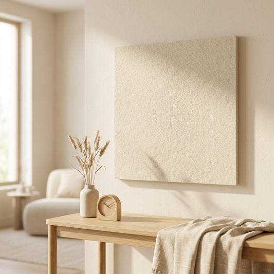 Softpanel™ Polyester Felt Wall Panels in a calm home setting