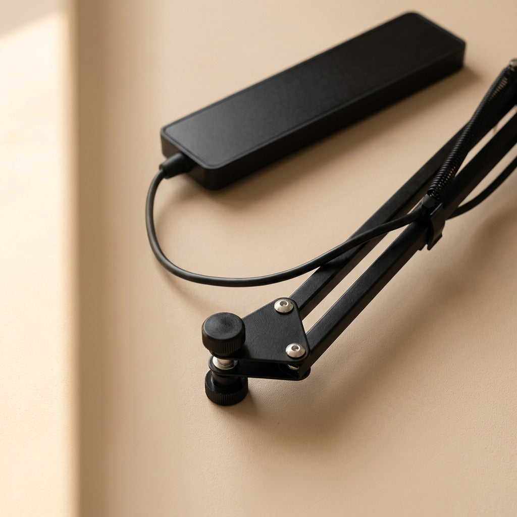 Brightclip™ 12W LED Clip Desk Lamp, material and detail close-up